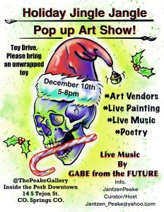 Jingle Jangle Pop Up Holiday Art show presented by  at The Perk- Downtown, Colorado Springs CO