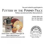 CALL FOR ART: Pottery by the Price presented by Commonwheel Artists Co-op at Commonwheel Artists Co-op, Manitou Springs CO