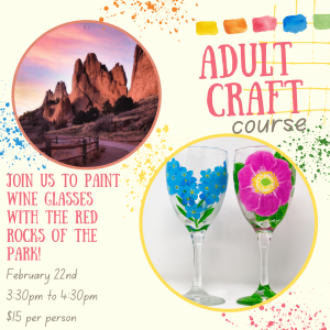 Adult Craft Class presented by Garden of the Gods Visitor & Nature Center at Garden of the Gods Visitor and Nature Center, Colorado Springs CO