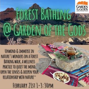 Forest Bathing presented by Garden of the Gods Visitor & Nature Center at Garden of the Gods Visitor and Nature Center, Colorado Springs CO