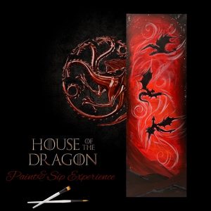 House Of Dragons: Blacklight pARTy! presented by Painting with a Twist: Downtown Colorado Springs at Painting with a Twist Colorado Springs Downtown, Colorado Springs CO