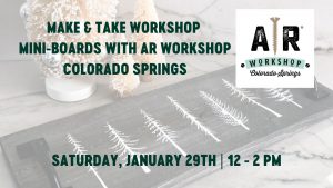 Make & Take Workshop: Mini-Boards presented by Goat Patch Brewing Company at Goat Patch Brewing Company, Colorado Springs CO