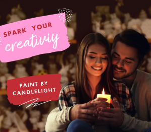 Paint by Candlelight presented by Color Me Mine at ,  