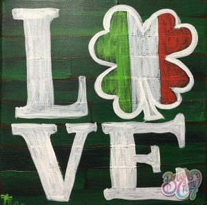 Love Shamrock presented by Brush Crazy at Brush Crazy, Colorado Springs CO