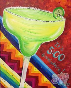 Margarita Fiesta: It’s 5 O’Clock Somewhere presented by Brush Crazy at Brush Crazy, Colorado Springs CO