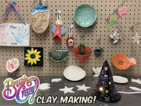 Clay Making Workshop presented by Brush Crazy at Brush Crazy, Colorado Springs CO
