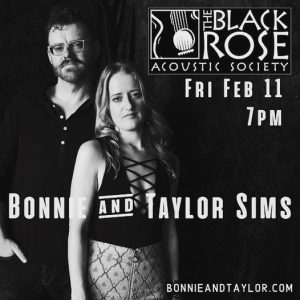 Bonnie & Taylor Sims presented by Black Rose Acoustic Society at Black Forest Community Center, Colorado Springs CO