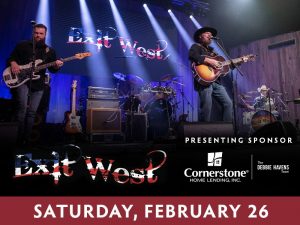Exit West presented by Boot Barn Hall at Boot Barn Hall at Bourbon Brothers, Colorado Springs CO