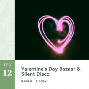 Valentine’s Day Bazaar & Silent Disco presented by Kinship Landing at Kinship Landing, Colorado Springs CO