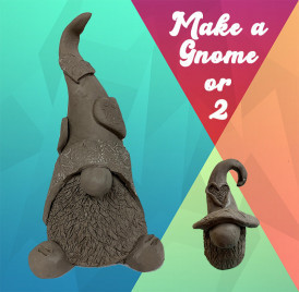 Clay Gnome Workshop presented by Brush Crazy at Brush Crazy, Colorado Springs CO