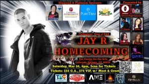 Jay R Homecoming: Philippines’ King of R&B presented by  at Ent Center for the Arts, Colorado Springs CO