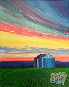 Grain Bin Sunset presented by Brush Crazy at Brush Crazy, Colorado Springs CO