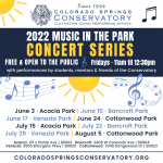 Music in the Park Summer Concert Series presented by Colorado Springs Conservatory at ,  