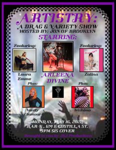 ‘ARTISTRY: A Drag & Variety Show’ presented by  at Bar-K, Colorado Springs CO