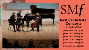 CC Summer Music Festival: Faculty Artists Concert presented by Colorado College Summer Music Festival at Colorado College - Packard Hall, Colorado Springs CO