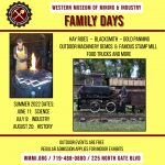 Family Days presented by Western Museum of Mining & Industry at Western Museum of Mining and Industry, Colorado Springs CO
