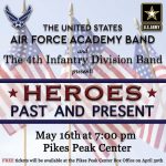 Heroes, Past and Present presented by United States Air Force Academy Band at Pikes Peak Center for the Performing Arts, Colorado Springs CO