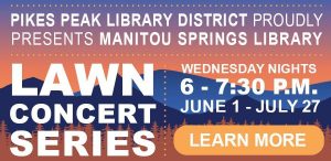 Manitou Springs Library Lawn Concerts: Crystal and the Curious presented by Friends of the Pikes Peak Library District at ,  