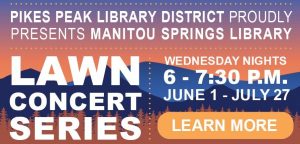Manitou Springs Library Lawn Concerts: Tenderfoot Bluegrass Band presented by Pikes Peak Library District at ,  