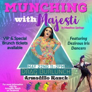 Munching with Majesti: Drag Burlunch presented by Peak Radar Live Special Episode: Meet the Fine Arts Center's New Heads of Museum and Theater at ,  