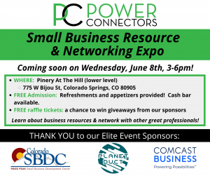 Small Business Resource Expo presented by Front Range Power Connectors at The Pinery at the Hill, Colorado Springs CO