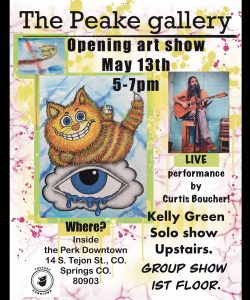 Kelly Green and Group Art Show presented by Kelly Green and Group Art Show at The Perk- Downtown, Colorado Springs CO