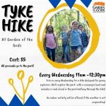 Tyke Hike presented by Garden of the Gods Visitor & Nature Center at Garden of the Gods Visitor and Nature Center, Colorado Springs CO