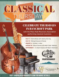 Classical Thursdays presented by  at Bancroft Park in Old Colorado City, Colorado Springs CO