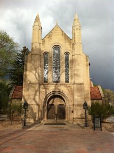 Colorado College: Shove Chapel located in Colorado Springs CO