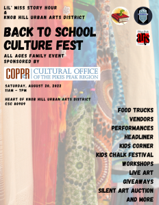 Back to School Culture Fest presented by  at ,  