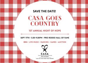 CASA Night of Hope: CASA Goes Country presented by CASA of the Pikes Peak Region at Pro Rodeo Hall of Fame, Colorado Springs CO