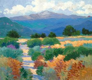 ‘Light, Color, Action! Paintings of the Pikes Peak Region’ presented by Laura Reilly Fine Art Gallery and Studio at Laura Reilly Studio, Colorado Springs CO