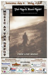 Music At The Depot: The Black Rose Band presented by Cripple Creek District Museum at Cripple Creek District Museum, Cripple Creek CO
