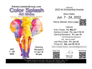 PLAG Color Splash Exhibition and Sale presented by Tri-Lakes Center for the Arts at Tri-Lakes Center for the Arts, Palmer Lake CO