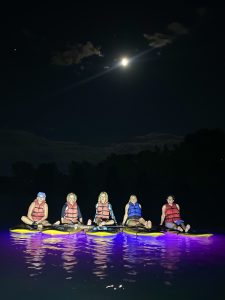 Strawberry Moon Glow SUP presented by Dragonfly Paddle Yoga at ,  