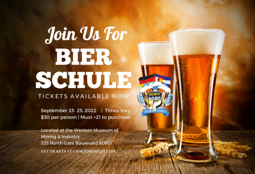 Gallery 4 - A flyer for the Bier Schule at Oktoberfest.