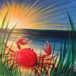 Crab on Beach Class presented by Brush Crazy at Brush Crazy, Colorado Springs CO