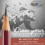 Draw Your Community: Time, Motion, and Music in Drawings presented by Pikes Peak Library District at PPLD: Manitou Springs Public Library, Manitou Springs CO