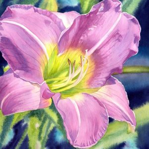 Flower Power Watercolor Class presented by  at ,  