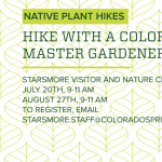 Hike with a Colorado Master Gardener presented by Starsmore Discovery Center at Starsmore Discovery Center, Colorado Springs CO