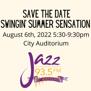 Jazz 93.5 Summer Swingin’ Sensation presented by Jazz 93.5 at Colorado Springs City Auditorium, Colorado Springs CO