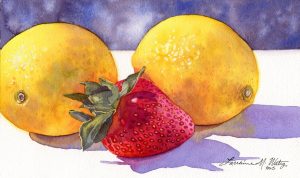 Juicy Fruit Beginning Watercolor Class presented by  at ,  