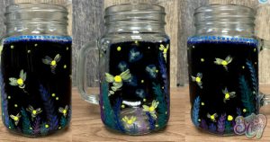 Mason Jar Firefly Class presented by Brush Crazy at Brush Crazy, Colorado Springs CO