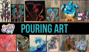 Pouring Art Class presented by Brush Crazy at Brush Crazy, Colorado Springs CO