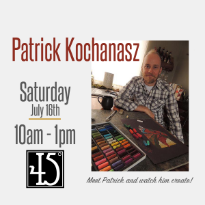 Saturday Demonstration with Patrick Kochanasz presented by 45 Degree Gallery at 45 Degree Gallery, Colorado Springs CO