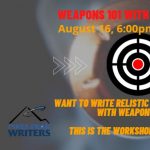 Weapons 101 with AJ Metzger presented by Pikes Peak Writers at ,  