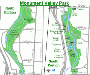 Monument Valley Park located in Colorado Springs CO