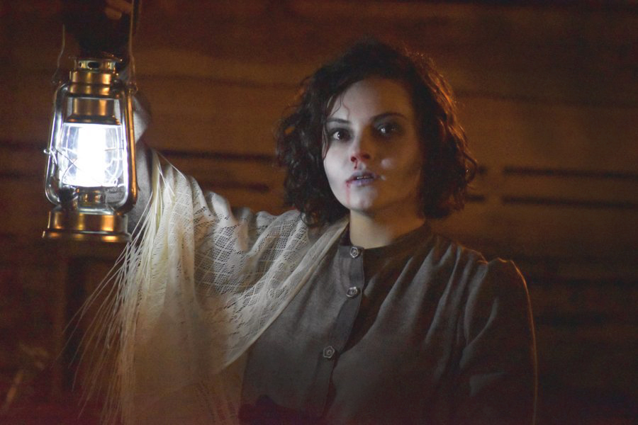 An actress in TheatreDArt's "Manitou Ghost Tours." Photo by Michael Maio.