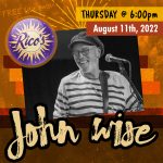 John Wise and Co. presented by Poor Richard's Downtown at Rico's Cafe, Chocolate and Wine Bar, Colorado Springs CO