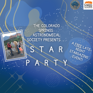 Star Party presented by Garden of the Gods Visitor & Nature Center at Garden of the Gods Visitor and Nature Center, Colorado Springs CO